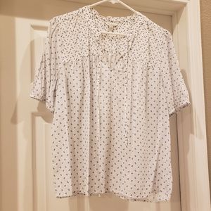 Lucky Brand peasant top L